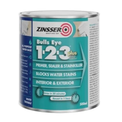 Image of Zinsser BULLS EYE 1 2 3 *PLUS*** 5 Litre White