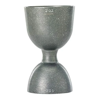 Image of Barfly M37006VN Heavy Duty Straight Rim Bell Jigger, Stainless Steel, 2 Ounces, Vintage