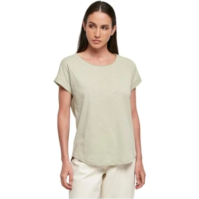 Image of Build Your Brand Women&#039;s Ladies Long Slub Tee T Shirt, Softsalvia, XXL