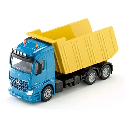 Image of siku 3549, Lorry with Tipping Trough, 1:50, Metal/Plastic, Blue/Yellow