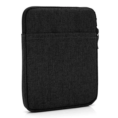Image of MyGadget Nylon Sleeve for Tablet up to 6 Inch Padded Bag 12,5 x 17 cm e.g. Kindle Paperwhite Travel Pouch in Black