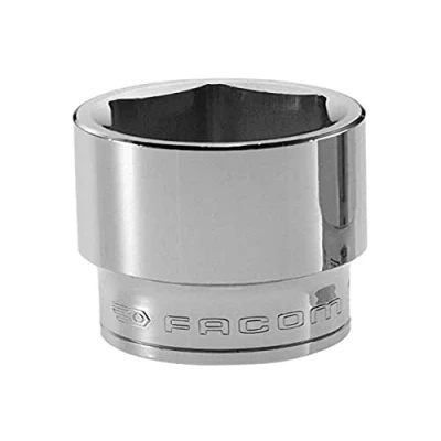Image of Facom SC.S Socket 0.5 Inch 6 Sided 23 mm Red/Black
