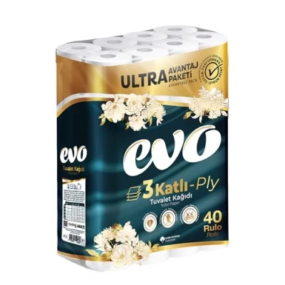 Image of Step 100% Recycled 120 Rolls Quilted Toilet Tissue Ultra Soft, Strong, and Sustainable 3 Ply Paper Bulk Pack (120)