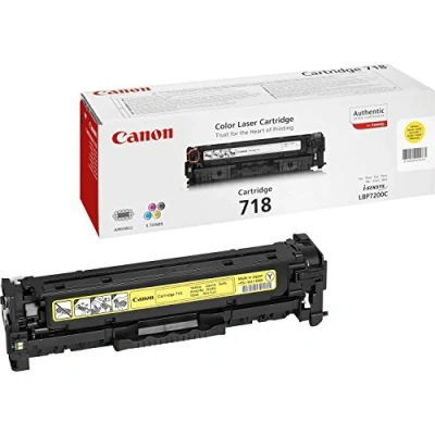 Image of Canon Original Yellow Laser Toner Cartridge 718 226855