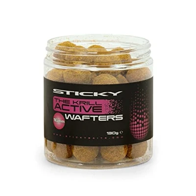 Image of Sticky Baits The Krill Active Wafter Tub 130g Fishing (16mm)