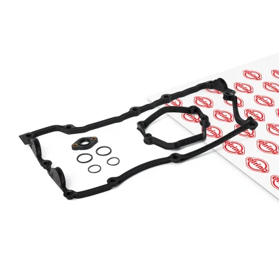 Image of 11120032224, 11377502022, 11377514007, 11377514008 Gasket Set, rocker cover ELRING 382.711 BMW: 3 Convertible, Z4 Roadster, Saloon