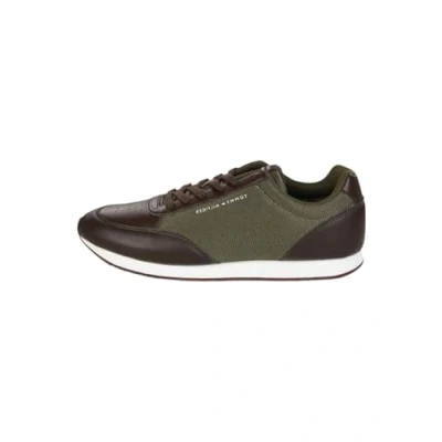 Image of Tommy Hilfiger Men’s Mix Low Top Trainers, Brown (Cocoa), 10,5