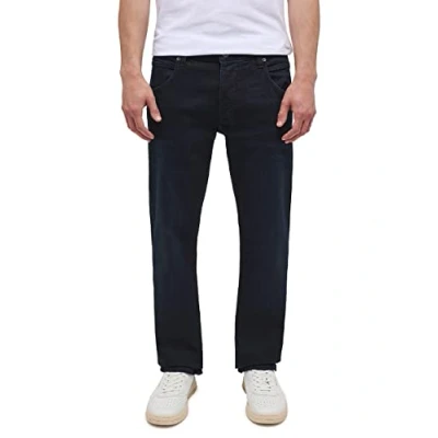 Image of MUSTANG Men&#039;s Style Michigan Straight Jeans, Dark Blue 983, 31 W/32 L