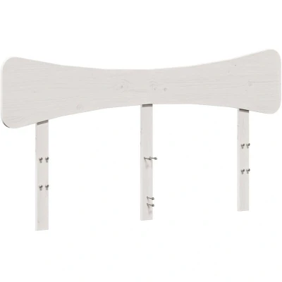 Image of vidaXL Headboard White 140 cm Solid Wood Pine