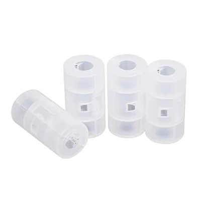 Image of GANYKQ 4Pcs AA Battery to Size C Holder Conversion Adapter Switcher Box Power Accessories