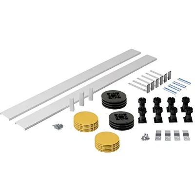 Image of Milano Lithic Square Rectangular Shower Tray Riser Kit Up to 2000mm x 1200mm