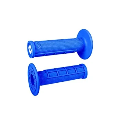 Image of Odi H01RFU Motocross Half Waffle Grips Blue