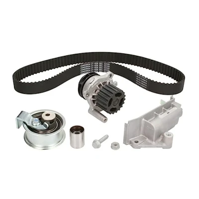 Image of CT1021K1, CT1028, CT1028K1, CT1028WP6 Water Pump + Timing Belt Kit CONTITECH with tensioner pulley damper 120 30mm VOLKSWAGEN: Golf 4