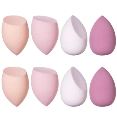 Image of Makeup Sponge, 8 Piece Beauty Blender Make Up Sponge for Foundations, Powder Liquids, Etc., Face Comes In 3 Shapes