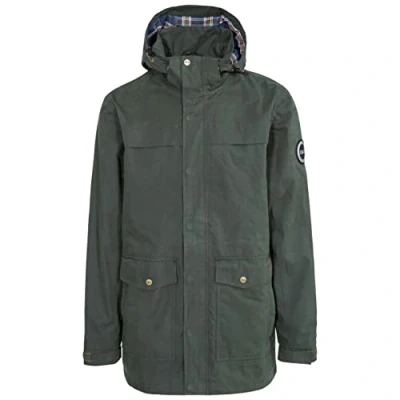 Image of Trespass Tredt Men Rowland Waterproof Jacket with Removable Hood Navy, XX Small