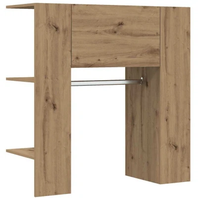 Image of vidaXL Hallway Cabinet Artisan Oak 97.5x37x99 cm Engineered Wood