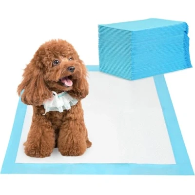 Image of Barpor Puppy Training Pads 40 Pack Large Dog 60x60cm Super Absorbent Leak Proof Anti Slip Heavy Duty, 5 Layer Design with Quick Dry Surface