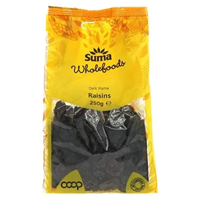 Image of Suma Prepacks Raisins Dark Flame 6 x 250G