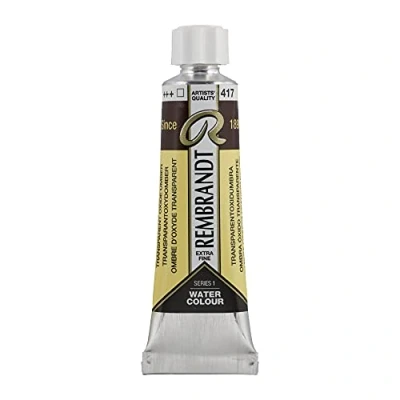 Image of Rembrandt Watercolour Tube 10 ml Transparent Oxide Umber 417