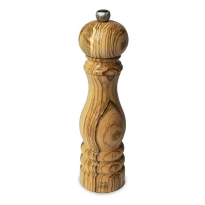Image of PEUGEOT Paris 22 cm Pepper Mill Classic Grind System Made with PEFC Certified Wood Lifetime Guaranteed Mechanism in France Olive Colour