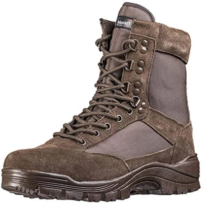 Image of Mil Tec Unisex Hiking boots 12822109 Boot, brown, 5 UK