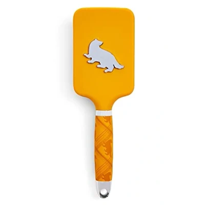 Image of Harry Potter Hufflepuff Women&#039;s Paddle Shaped Hair Brush Ladies Comb (Yellow Hufflepuff)