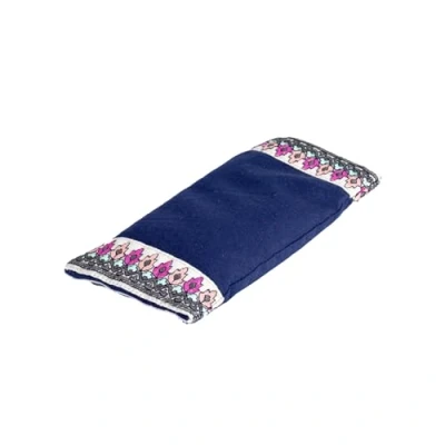 Image of Yoga Mad Eye Pillow 100% Organic Cotton Lavender &amp; Linseed FIlled Stress Relief Bag for Aromatherapy, Relaxation and Tired Eyes…