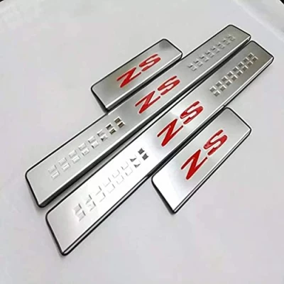 Image of COPTRZ 4pcs Stainless Steel Car Door Sill Protector for Mg Zs 2017 2021,Non slip Scuff Guard Anti scratch Sticker Trim Auto Styling Accessories.