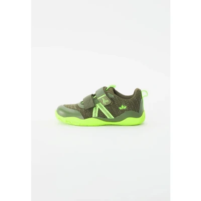 Image of LICO Aride V Barefoot Unisex Trainers for kids, Size: 12.5K, Green/lemon Nylon