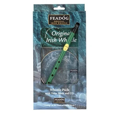 Image of Feadog Green D Whistle Triple Pack, FW03G