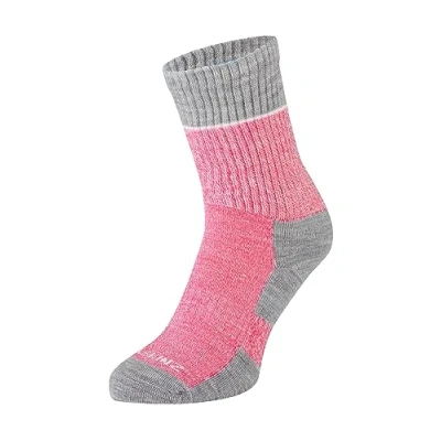 Image of SEALSKINZ unisex Thurton Solo Sock, Rosa/gris piedra claro/beis.,