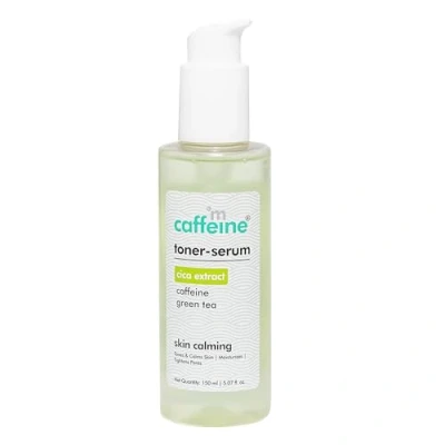 Image of mCaffeine Toner Serum CICA Extracts Green Tea Pore Tightening Soothes and Moisturizes Skin Reduces Blemishes, Removes Excess Oils 150 ml
