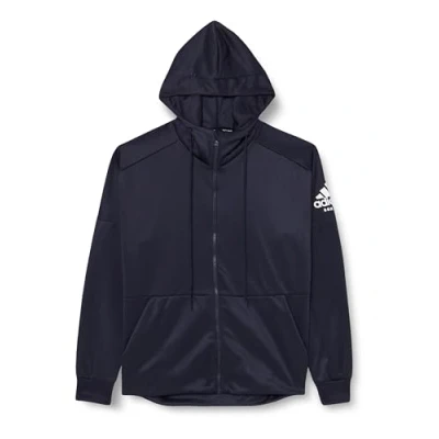 Image of Adidas TR70 114 Jacket Only stack logo on left sleeve Sport BlueWhite XL