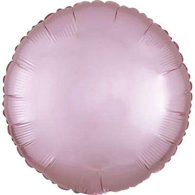Image of amscan 3990701 SD C:Satin Lux Pstl Pink Circl