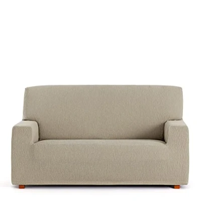 Image of Eysa Llion Sofa Cover, Lycra, Vison 11, 2 Seater