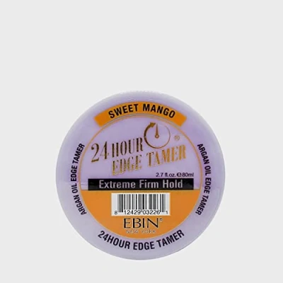 Image of EBIN NEW YORK 24 Hour Edge Tamer Refresh Extreme Firm Hold, 2.7 Oz, Sweet Mango No Flaking, White Residue, Shine and Smooth with Argan Oil &amp; Castor
