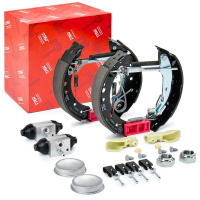 Image of 424202, 424233, E170211 brake Set, drum brakes TRW Superkit GSK1063 with wheel cylinder CITROËN: C3 II, C2 Hatchback, I Hatchback