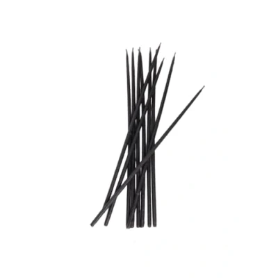 Image of Glowing Bee Handmade Natural Pure Beeswax Thin Taper Candles 30cm (Pack of 10) (Black)