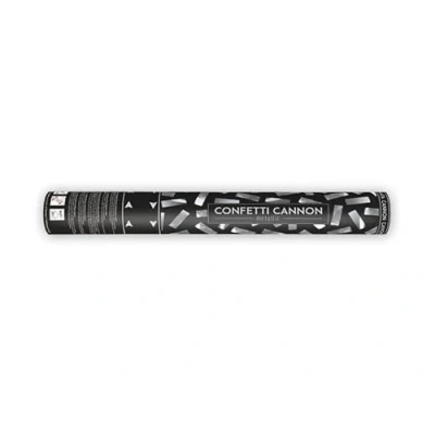 Image of 40cm Silver Confetti Cannon, Party Supplies