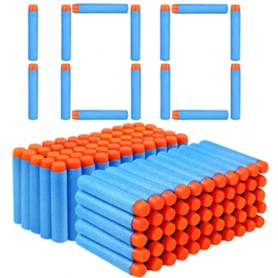 Image of VCOSTORE Nerf Bullets 100 Pieces Darts Elite Gun Bullet Ultra Refill Foam for N Strike Blasters Series…