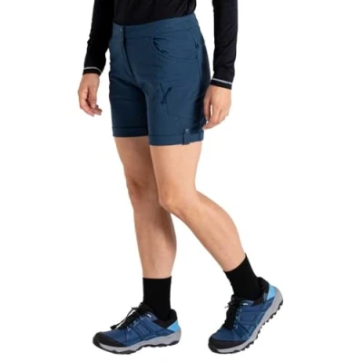 Image of Dare 2b Women&#039;s Water repellent Melodic Iii Walking Shorts Moonlight Denim, Size: 8