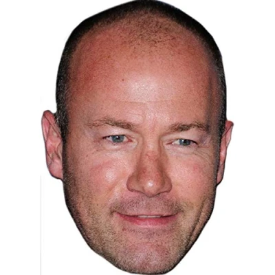 Image of FoxyPrinting Alan Shearer Celebrity Cardboard Party Face Mask Fancy Dress