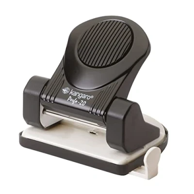 Image of Office Products KA20 2005 Dziurkacz Kangaro Perfo 20, Dziur Kuje Do 20 kartek Czarny Hole Punch up to Sheets) Black