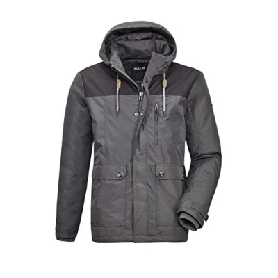 Image of G.I.G.A. DX Men&#039;s Cushy Mn Jacket A Casual Functional with Zip off Hood, mens, 35837 000, Dark blue green, XXL