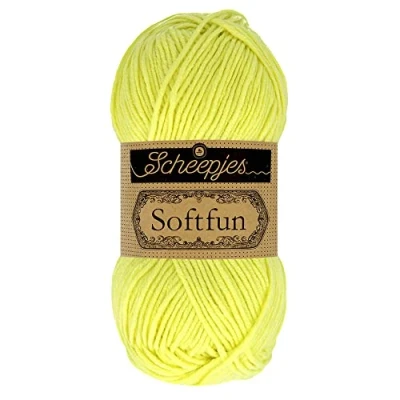 Image of Scheepjes Softfun 2638 Soft Lime Yarn 10x50g