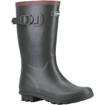 Image of Cotswold Bowldown Memory Foam Wellingtons Junior Green