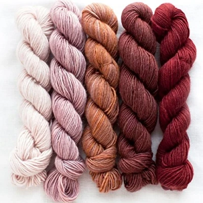 Image of Manos Del Uruguay Fino Mini Skein Sets 5 Eleanor, 100g (5 x 20g skeins)