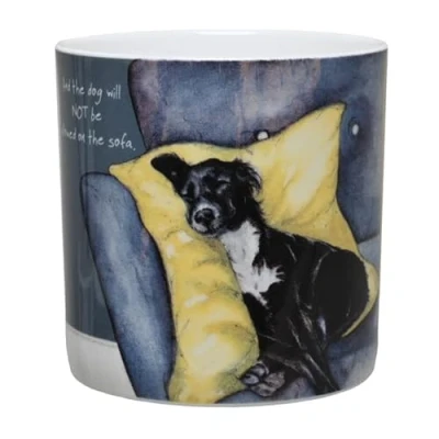Image of Little Dog Laughed The Will Not Be Allowed On Sofa Mug in Gift Box LDM48