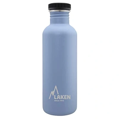 Image of LAKEN Unisex Adult Heavy Duty Stainless Steel Bottle 1 Litre Blue