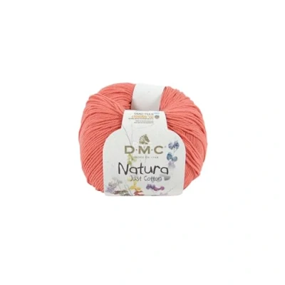 Image of DMC Natura Yarn, 100% Cotton, Coral (N18), 50g
